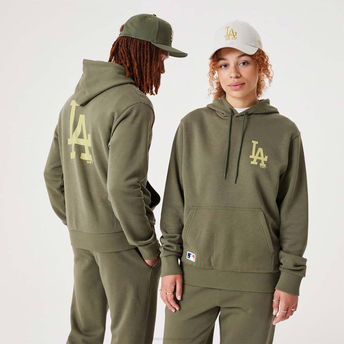 New Era la dodgers mlb league essential medium groene pullover hoodie BT242736