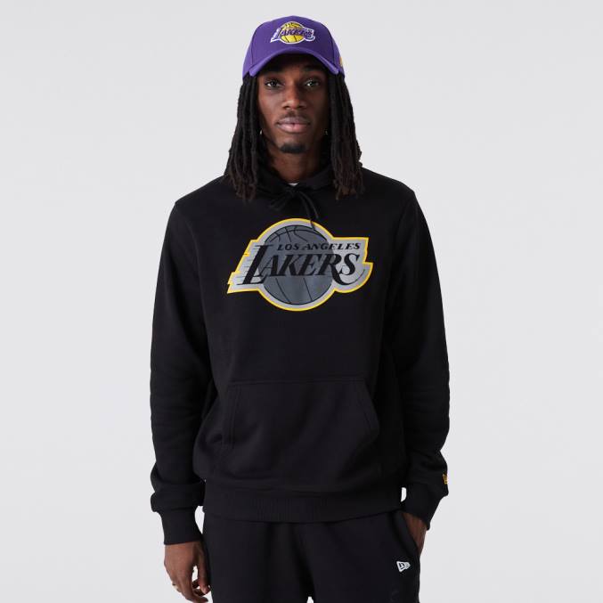 New Era la lakers nba omtreklogo zwarte hoodie BT242834