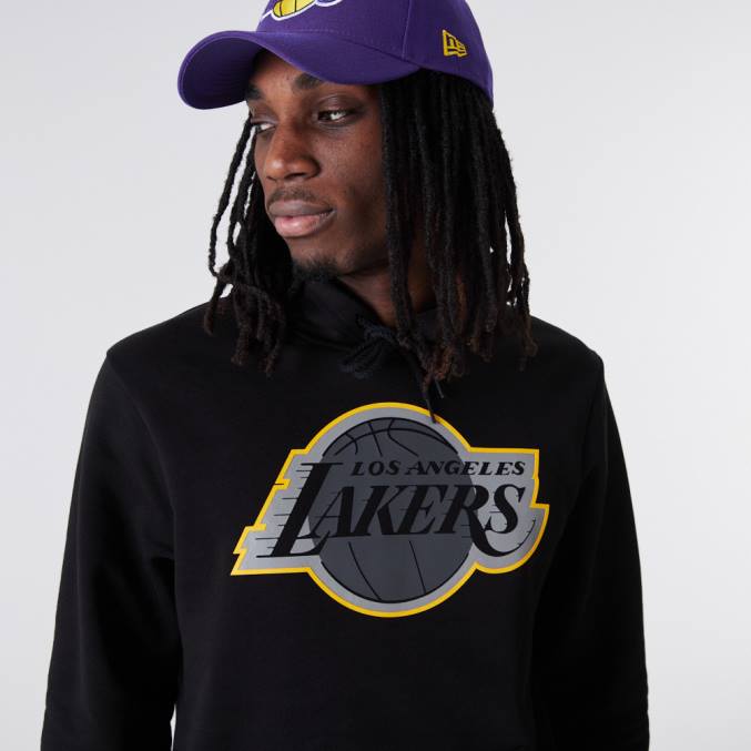 New Era la lakers nba omtreklogo zwarte hoodie BT242834