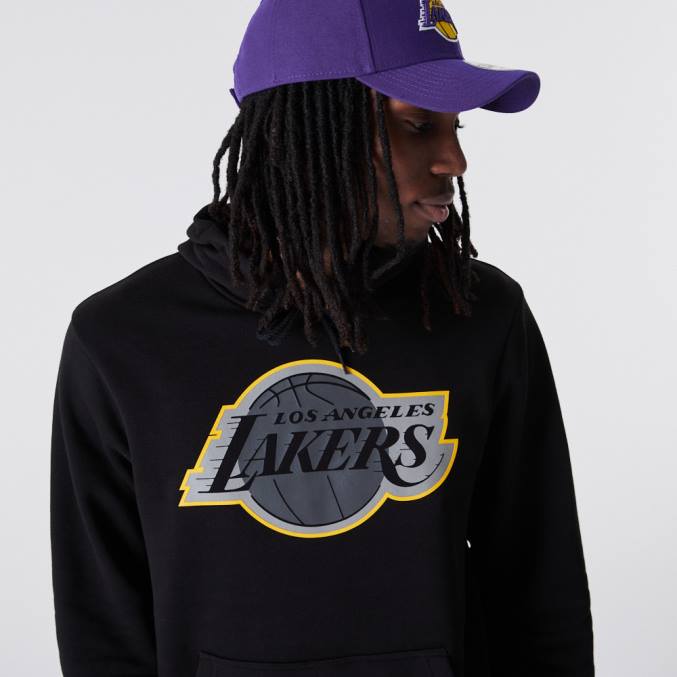 New Era la lakers nba omtreklogo zwarte hoodie BT242834