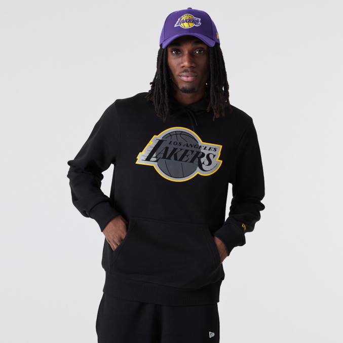 New Era la lakers nba omtreklogo zwarte hoodie BT242834