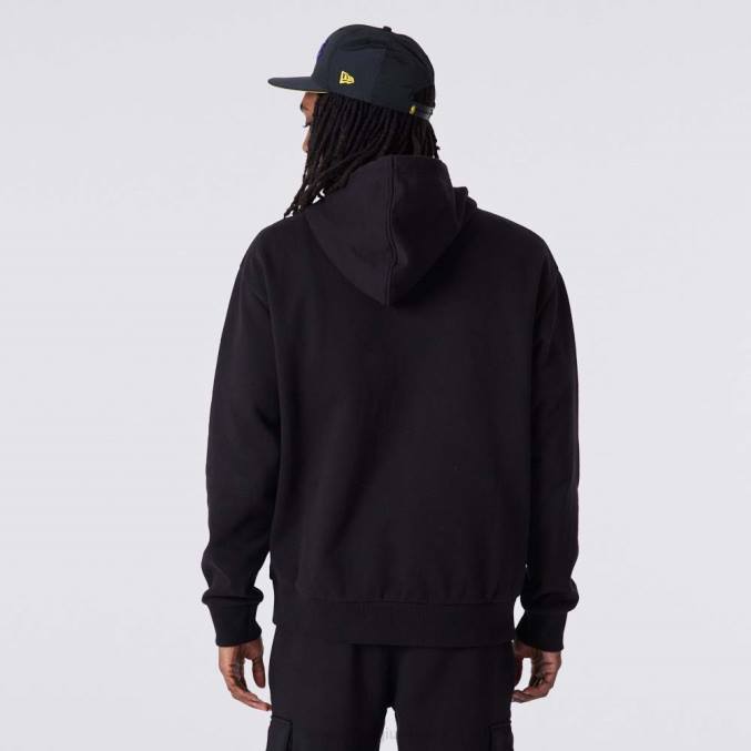 New Era la lakers neon oversized zwarte hoodie BT242761