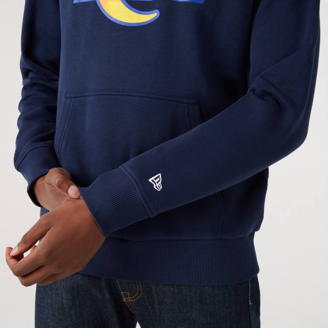New Era la rams blauwe hoodie met teamlogo BT242692