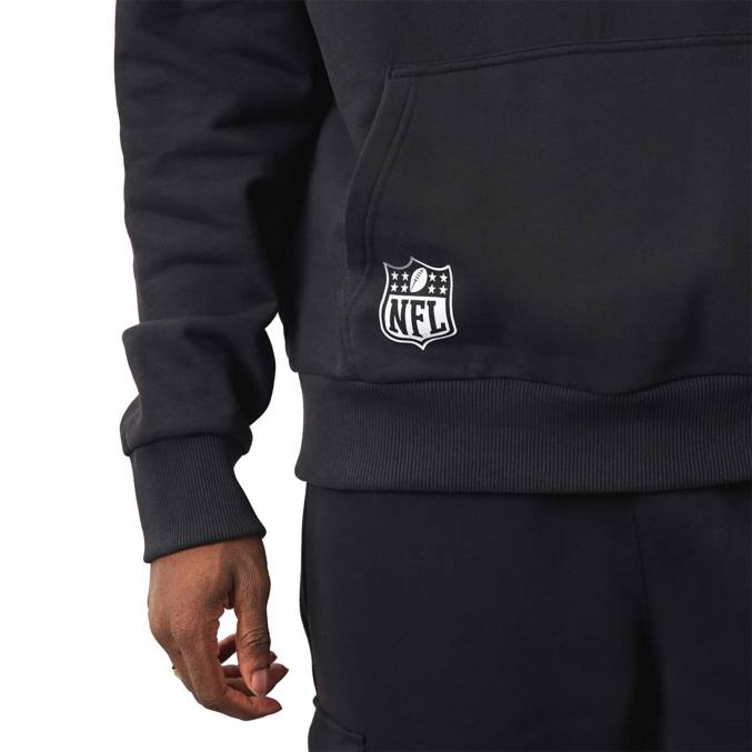 New Era las vegas raiders nfl team logo zwarte hoodie BT242763