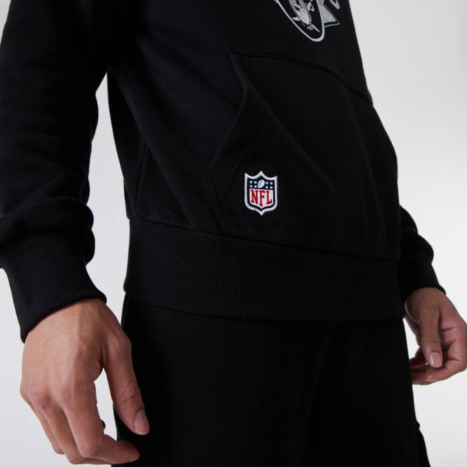 New Era las vegas raiders nfl team logo zwarte hoodie BT242799
