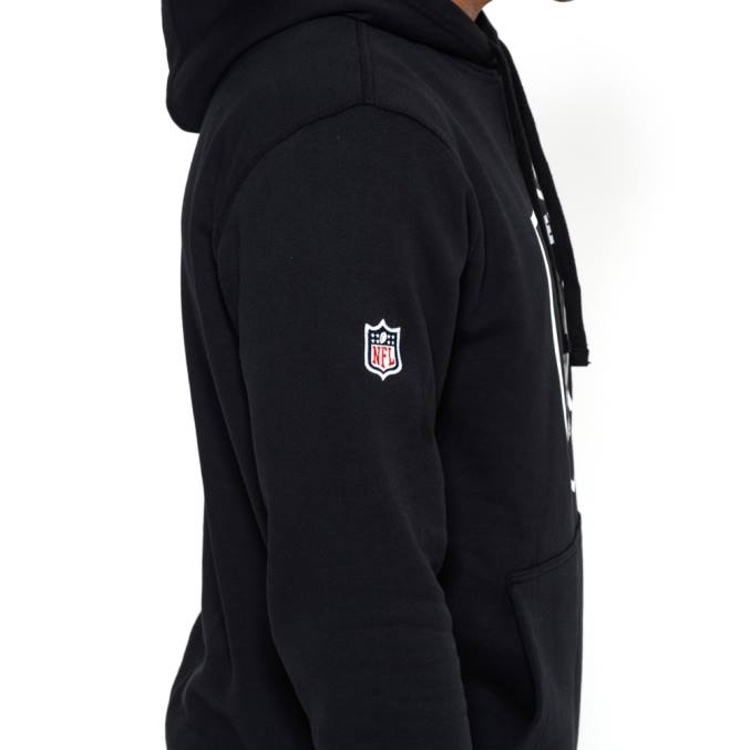 New Era las vegas raiders pullover teamlogo zwarte hoodie BT242830