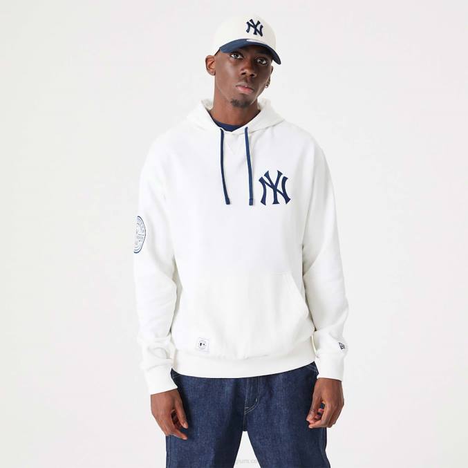 New Era new york yankees mlb erfgoed open witte oversized hoodie BT242705