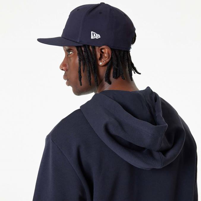 New Era new york yankees mlb league essentiële marineblauwe hoodie met volledige rits BT242798