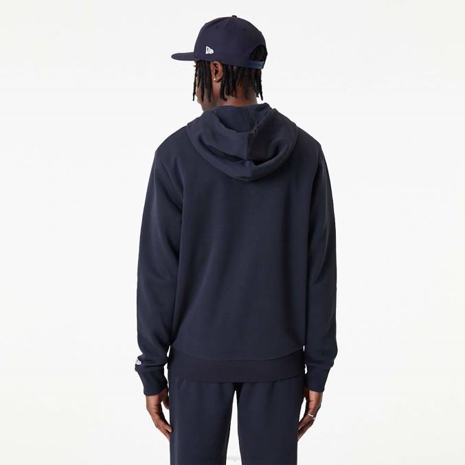 New Era new york yankees mlb league essentiële marineblauwe hoodie met volledige rits BT242798