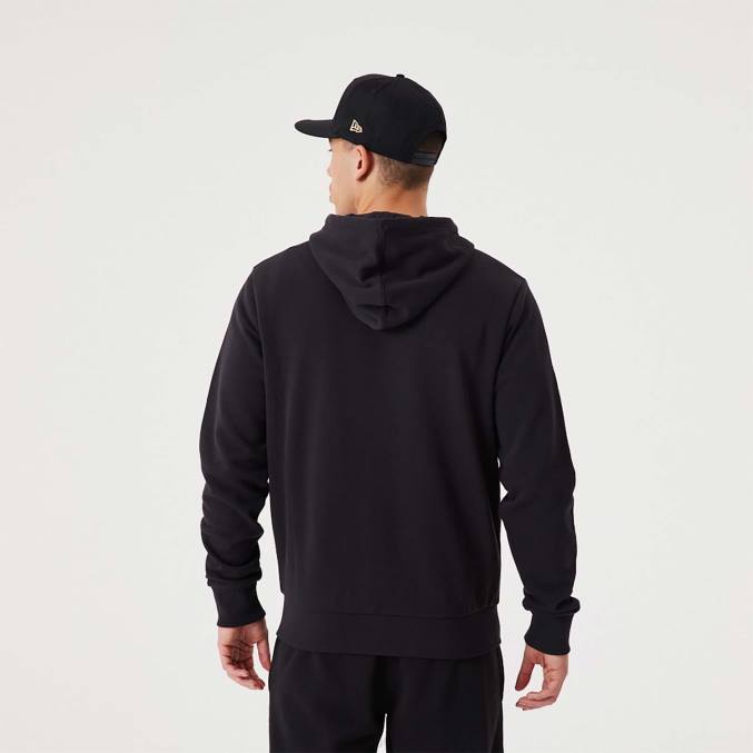 New Era new york yankees mlb league essentiële zwarte hoodie met volledige ritssluiting BT242744