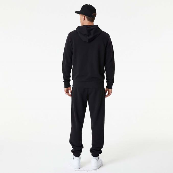 New Era new york yankees mlb league essentiële zwarte hoodie met volledige ritssluiting BT242744