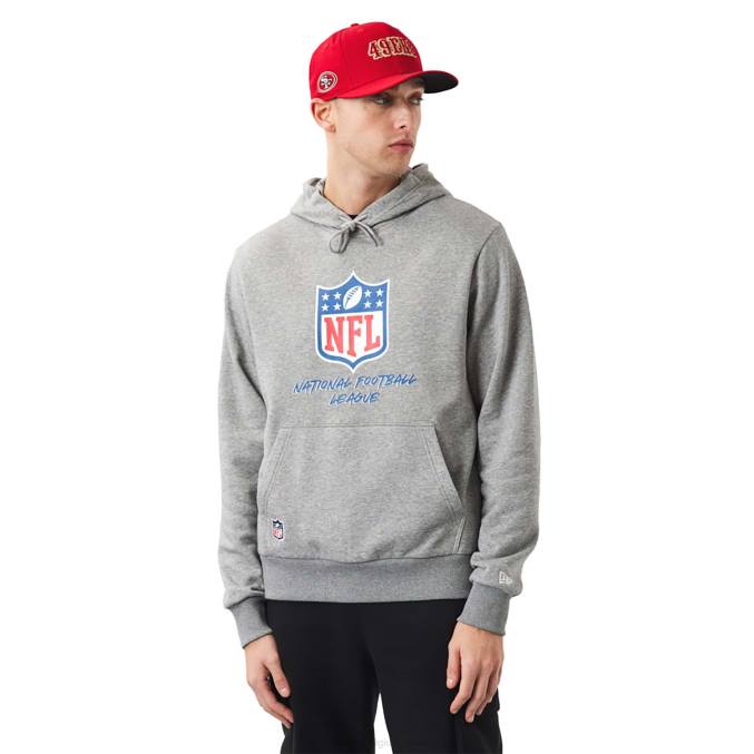 New Era nfl logo script grijze hoodie BT242787