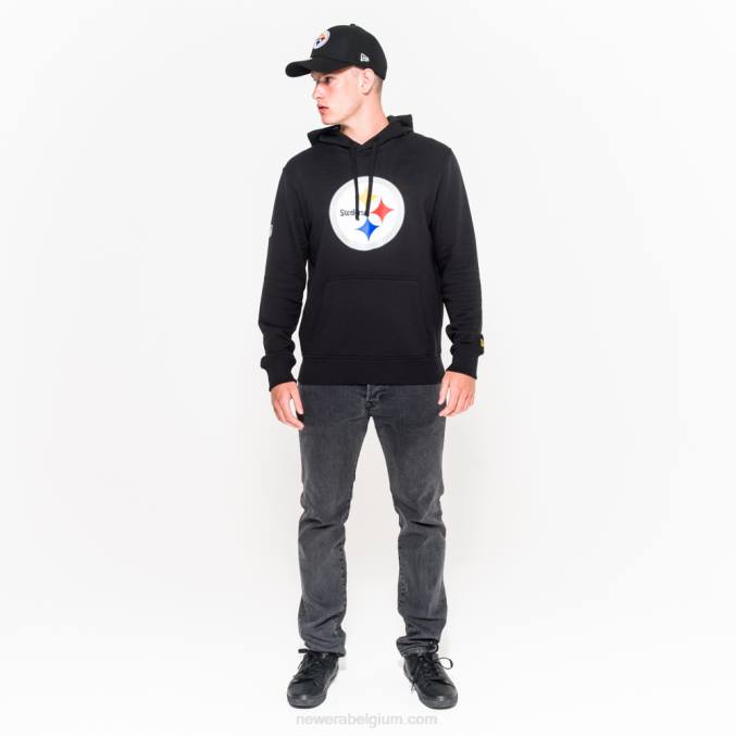 New Era pittsburgh steelers team logo zwarte hoodie BT242764