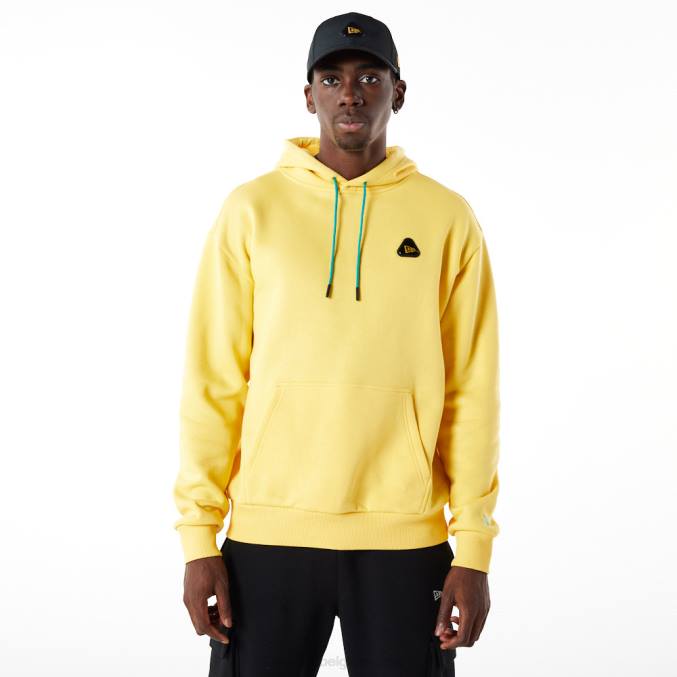New Era rubberen patch gele oversized hoodie BT242707