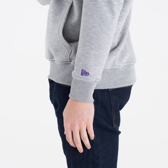 New Era sacramento kings nba team logo grijze hoodie BT242832