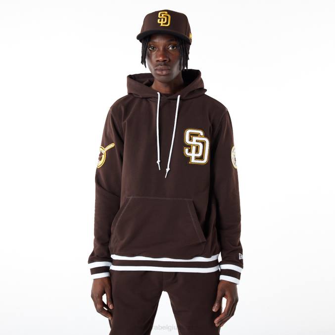 New Era san diego padres mlb logo selecteer zwarte hoodie BT242666