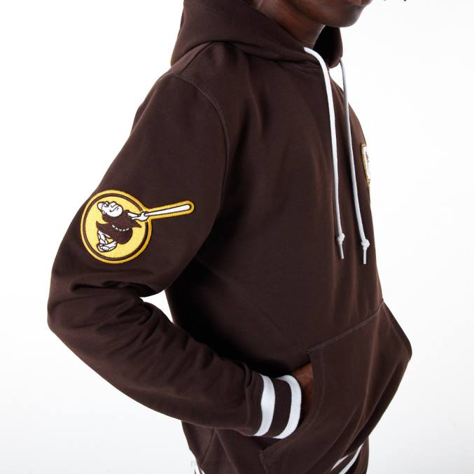 New Era san diego padres mlb logo selecteer zwarte hoodie BT242666