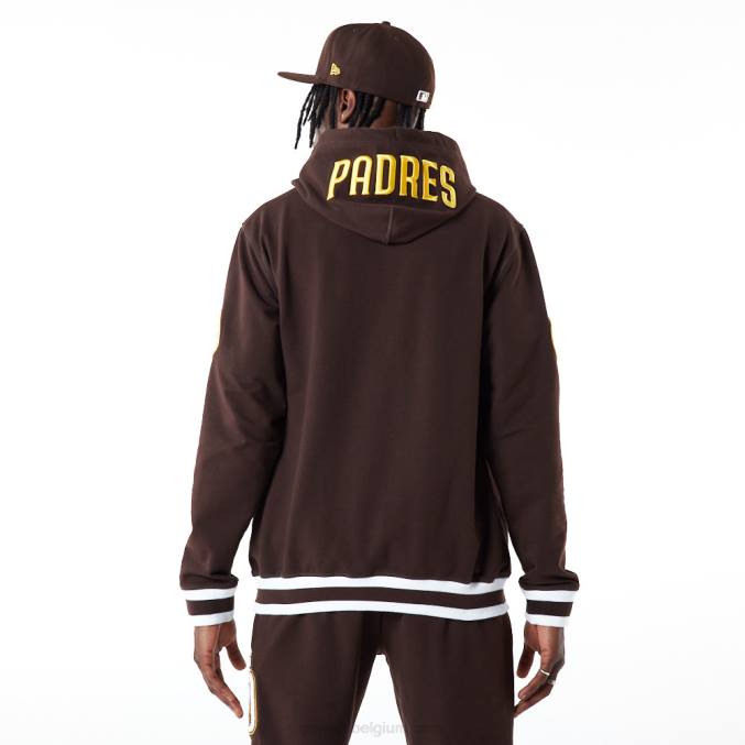 New Era san diego padres mlb logo selecteer zwarte hoodie BT242666