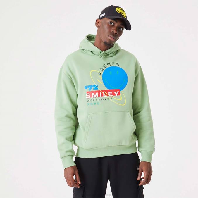 New Era smiley universe logo medium groene pullover hoodie BT242808