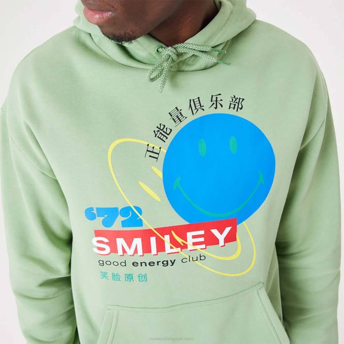 New Era smiley universe logo medium groene pullover hoodie BT242808