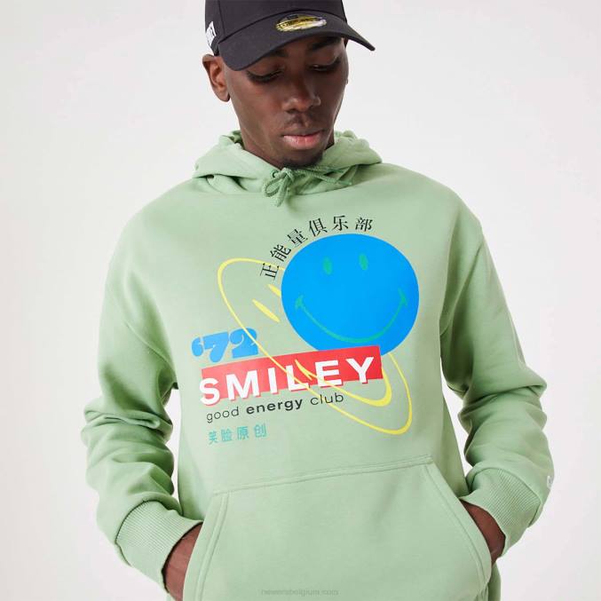 New Era smiley universe logo medium groene pullover hoodie BT242808