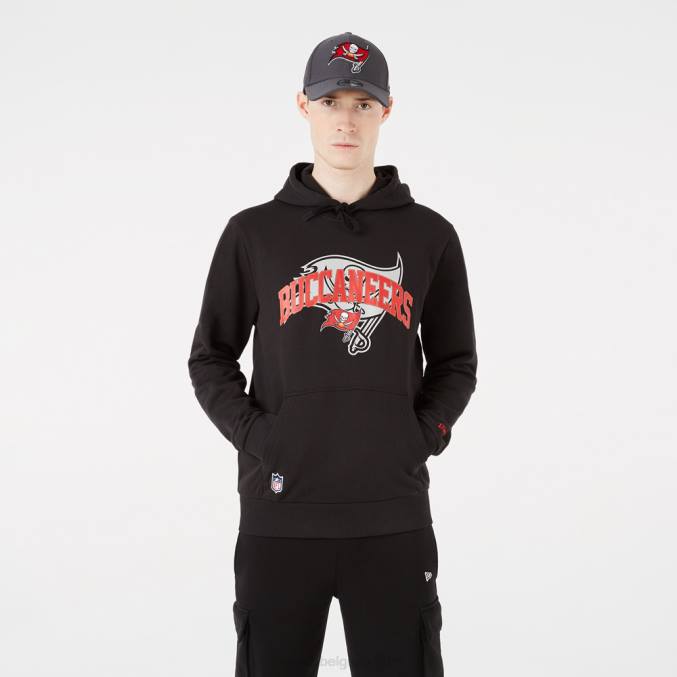 New Era tampa bay buccaneers nfl teamlogo zwarte hoodie BT242829