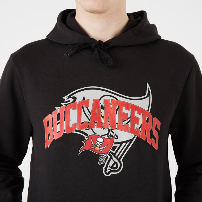 New Era tampa bay buccaneers nfl teamlogo zwarte hoodie BT242829