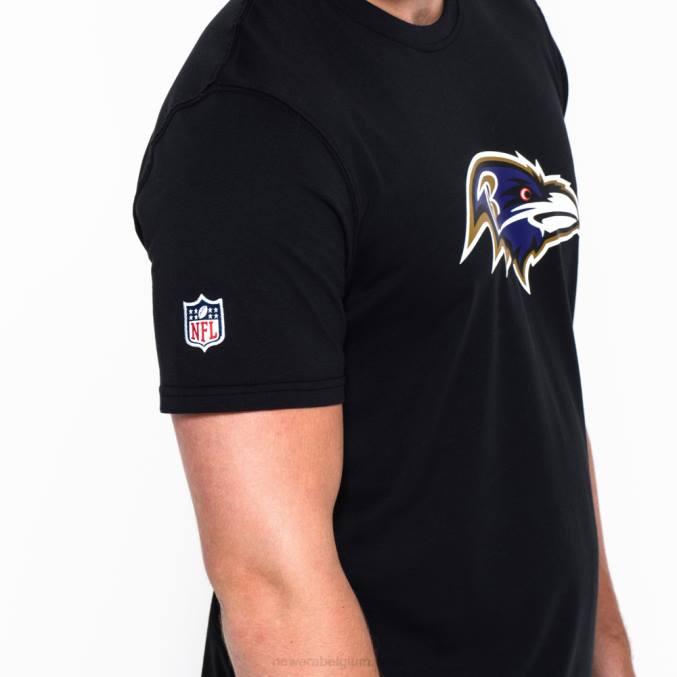 New Era Baltimore Ravens team logo zwart t-shirt BT242953