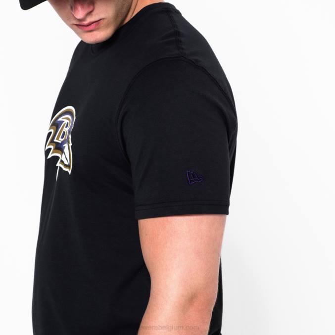 New Era Baltimore Ravens team logo zwart t-shirt BT242953