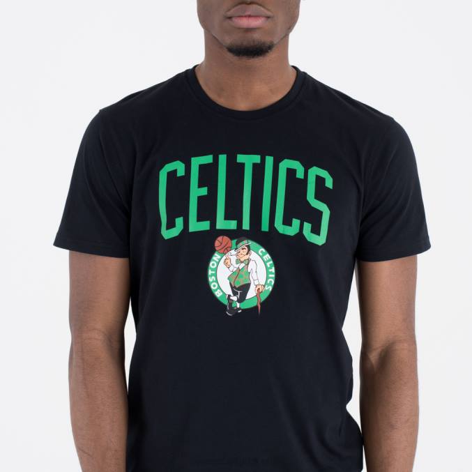 New Era Boston Celtics teamlogo zwart t-shirt BT243145