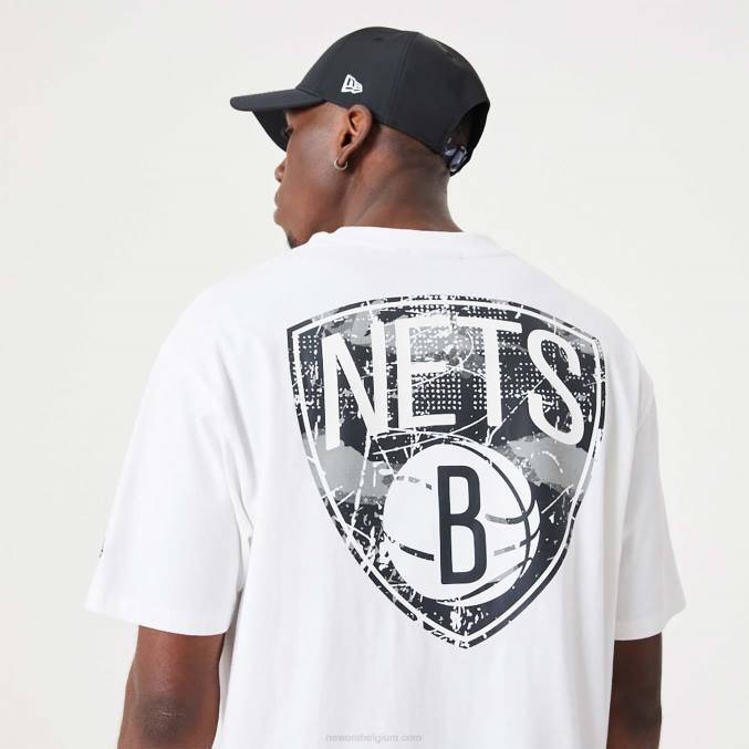 New Era Brooklyn Nets nba infill team logo wit oversized t-shirt BT243053