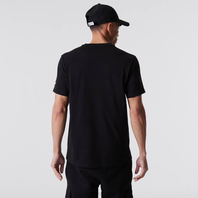 New Era Brooklyn Nets nba omtreklogo zwart t-shirt BT243124
