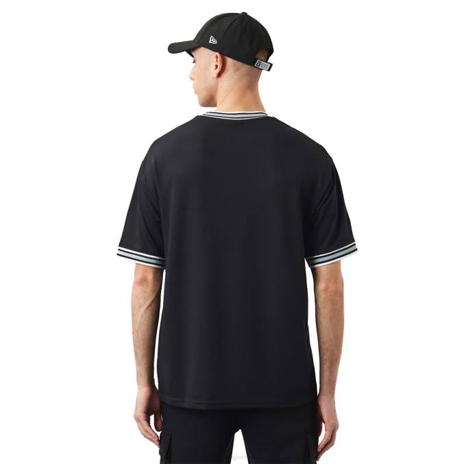 New Era Brooklyn Nets nba team logo zwart t-shirt BT242848