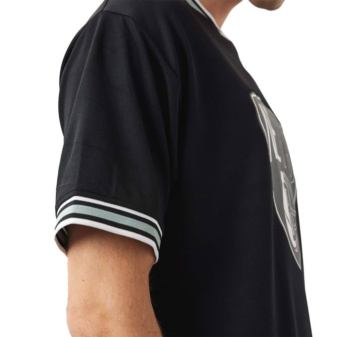 New Era Brooklyn Nets nba team logo zwart t-shirt BT242848