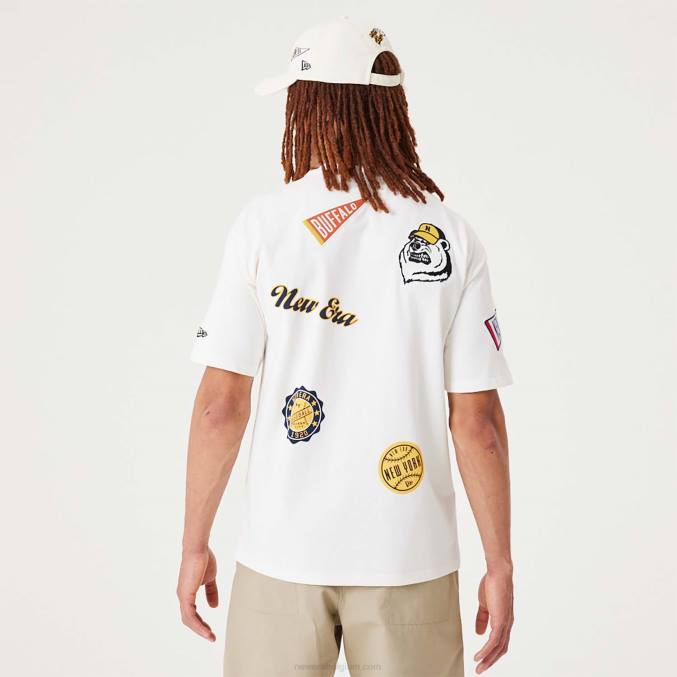 New Era Heritage-badge open wit oversized T-shirt BT243095