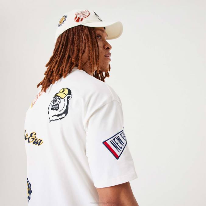 New Era Heritage-badge open wit oversized T-shirt BT243095