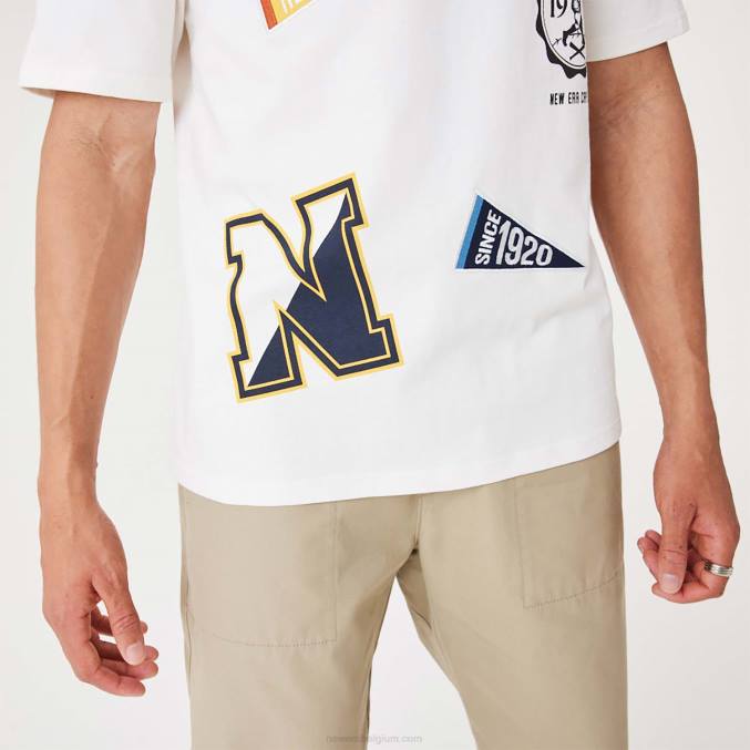 New Era Heritage-badge open wit oversized T-shirt BT243095