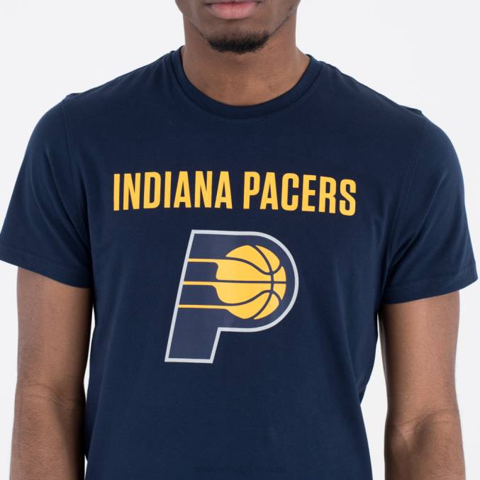 New Era Indiana Pacers NBA teamlogo marineblauw T-shirt BT242996