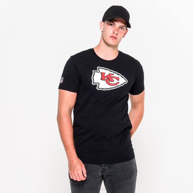New Era Kansas City Chiefs teamlogo zwart t-shirt BT243106