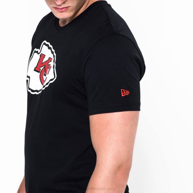 New Era Kansas City Chiefs teamlogo zwart t-shirt BT243106