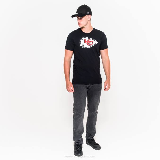 New Era Kansas City Chiefs teamlogo zwart t-shirt BT243106