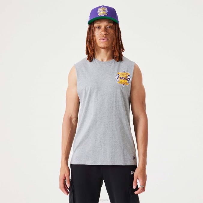 New Era La Lakers NBA Championship grijze tanktop BT243134