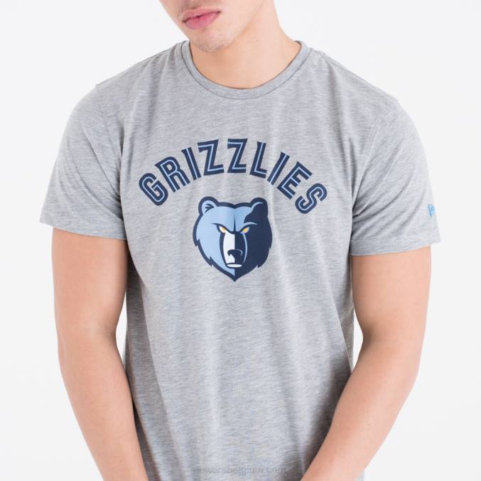 New Era Memphis grizzlies nba team logo grijs t-shirt BT243066
