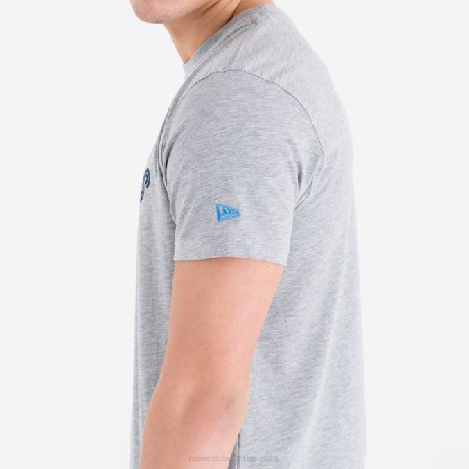 New Era Memphis grizzlies nba team logo grijs t-shirt BT243066
