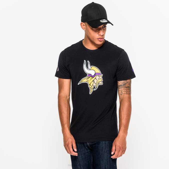 New Era Minnesota Vikings team logo zwart t-shirt BT242995