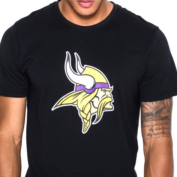 New Era Minnesota Vikings team logo zwart t-shirt BT242995