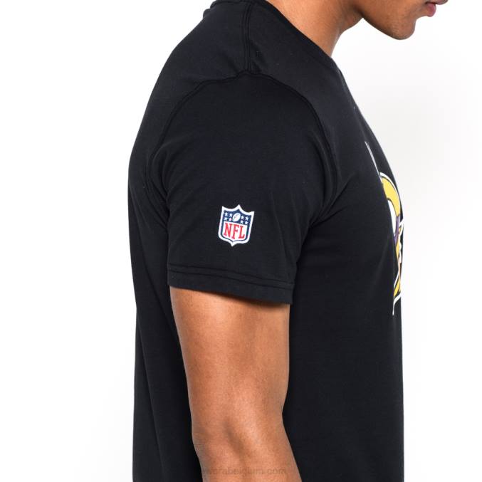 New Era Minnesota Vikings team logo zwart t-shirt BT242995