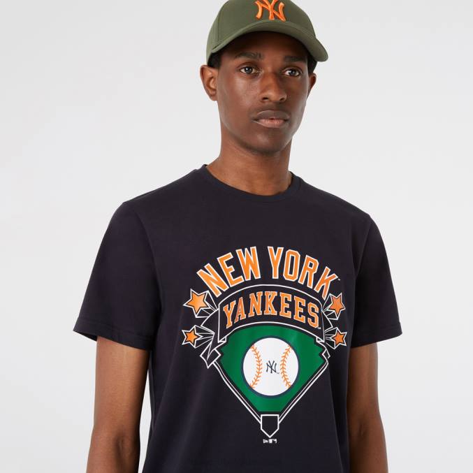 New Era New York Yankees grafisch marine t-shirt BT243007