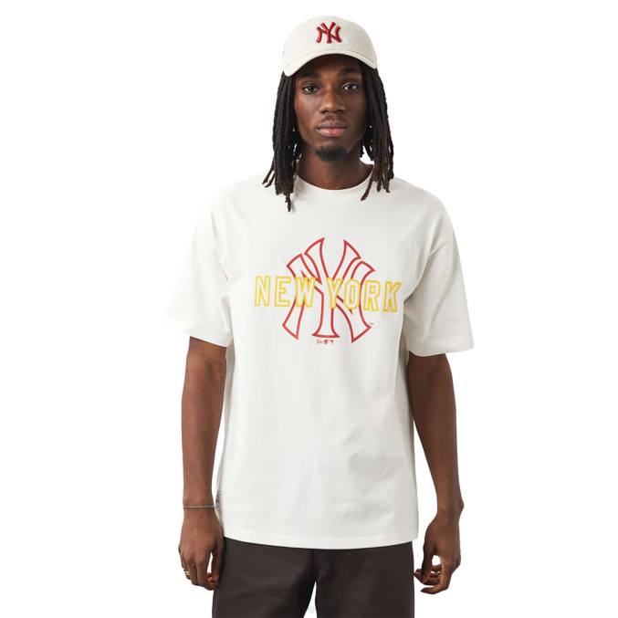 New Era New York Yankees logo wit t-shirt BT243074