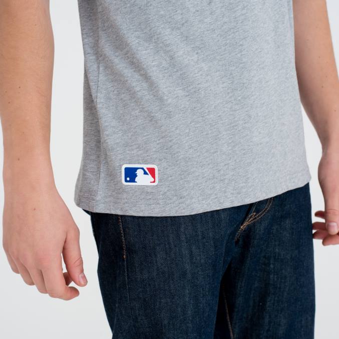 New Era New York Yankees mlb team logo grijze t-shirt BT242898